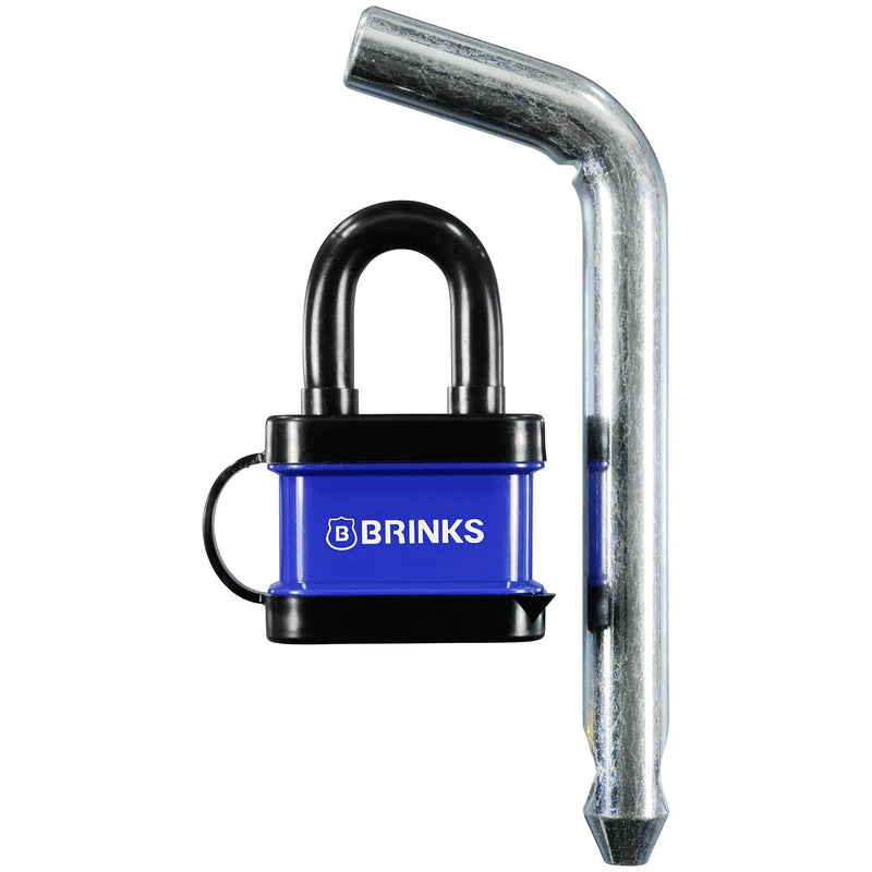  [AUSTRALIA] - BRINKS 175-81005 40mm Laminated Steel Weather Resistant Padlock with Hitch Pin