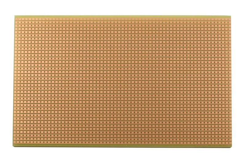 ST3U StripBoard-3U, Uncut Strips, 1 Sided PCB, 3.94 x 6.30 in (100 x 160 mm) - LeoForward Australia