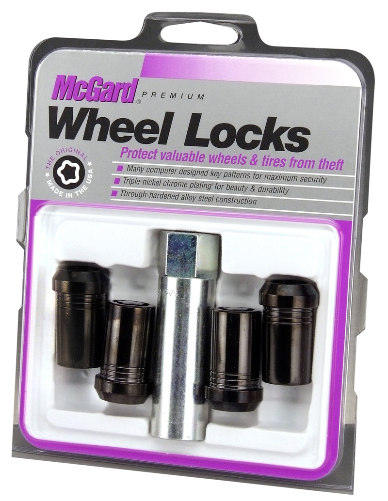 McGard 25340 Black (1/2" - 20 Thread Size) Tuner Style Cone Seat Wheel Lock Set - LeoForward Australia