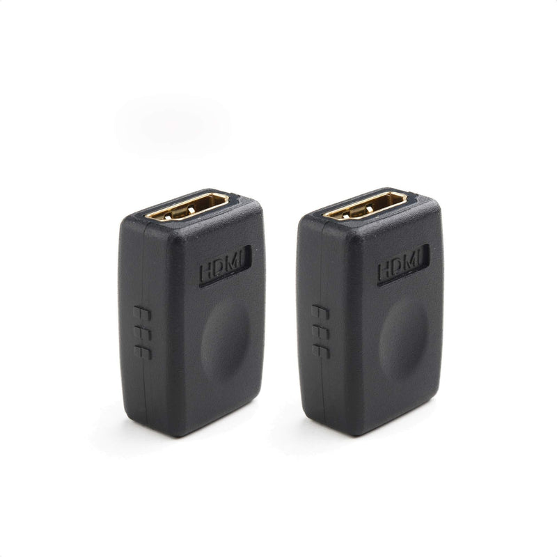  [AUSTRALIA] - Cable Matters 2-Pack HDMI to HDMI Female to Female Adapter (HDMI Coupler) with 4K and HDR Support