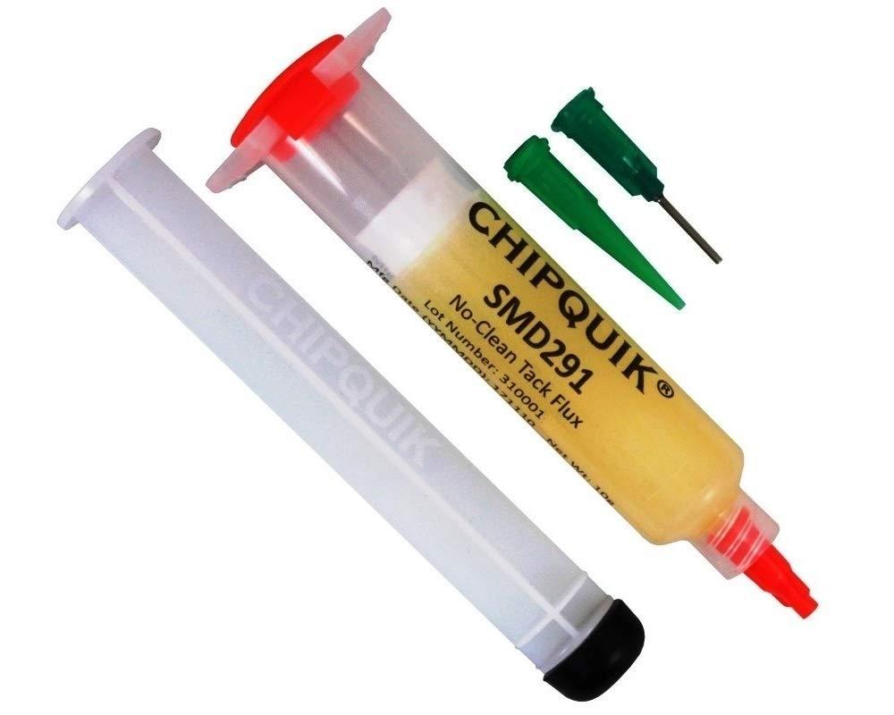  [AUSTRALIA] - Chipquik Tack Flux no clean in a 10cc syringe w/plunger & tip - SMD291