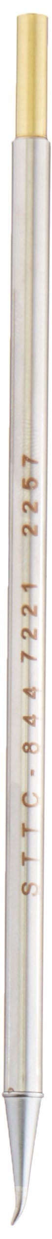  [AUSTRALIA] - Metcal STTC-844 STTC Series Soldering Cartridge for Ceramic and High Thermal Demand Applications, Conical Sharp Bent 30° Long Reach, 0.5mm Tip Size, 14.5mm Tip Length