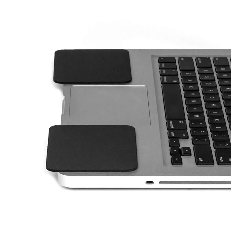 Grifiti Large Slim Palm Pads Notebook Wrist Rests with Tacky Silicone Reposition for Hard and Sharp MacBooks and Laptops (2 Large 4 x 3.12 inches) - LeoForward Australia