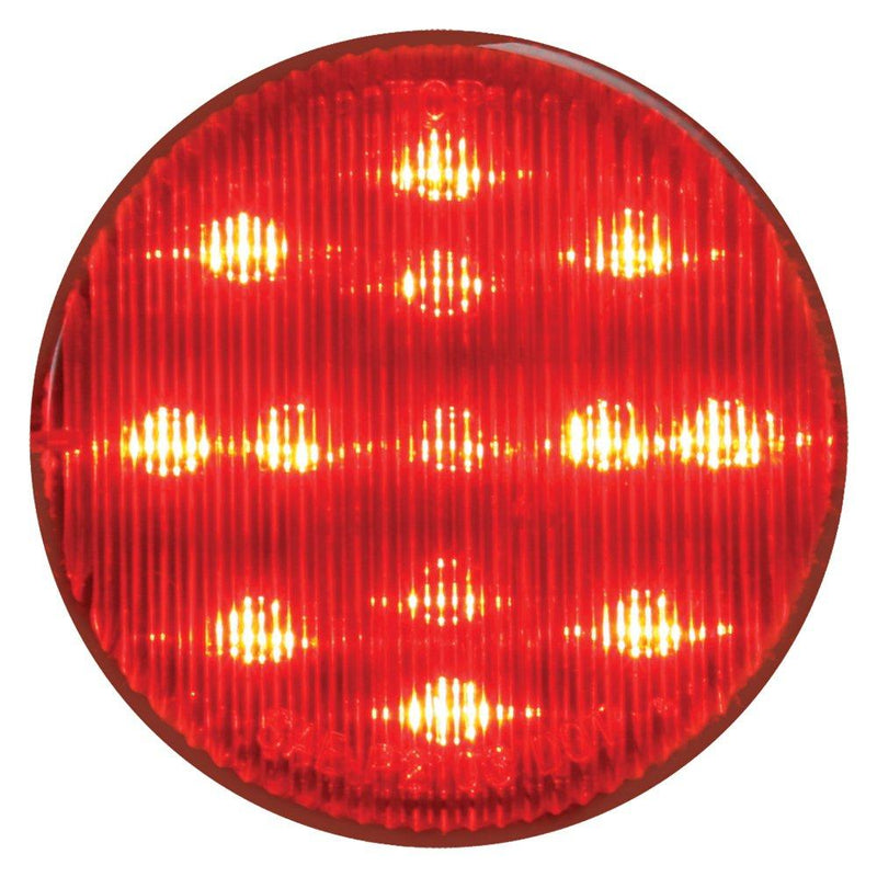  [AUSTRALIA] - Grand General 79311 Red 2.5" Round 13-LED Marker and Clearance Light Red/Red Light Only