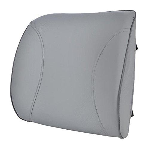  [AUSTRALIA] - BDK BS-300-GR Gray Durable Foam Lumbar Support 3D Balanced Firmness Cushion-Lower Back Pain Relief-Best for Office Chair, Car Seat, Recliner