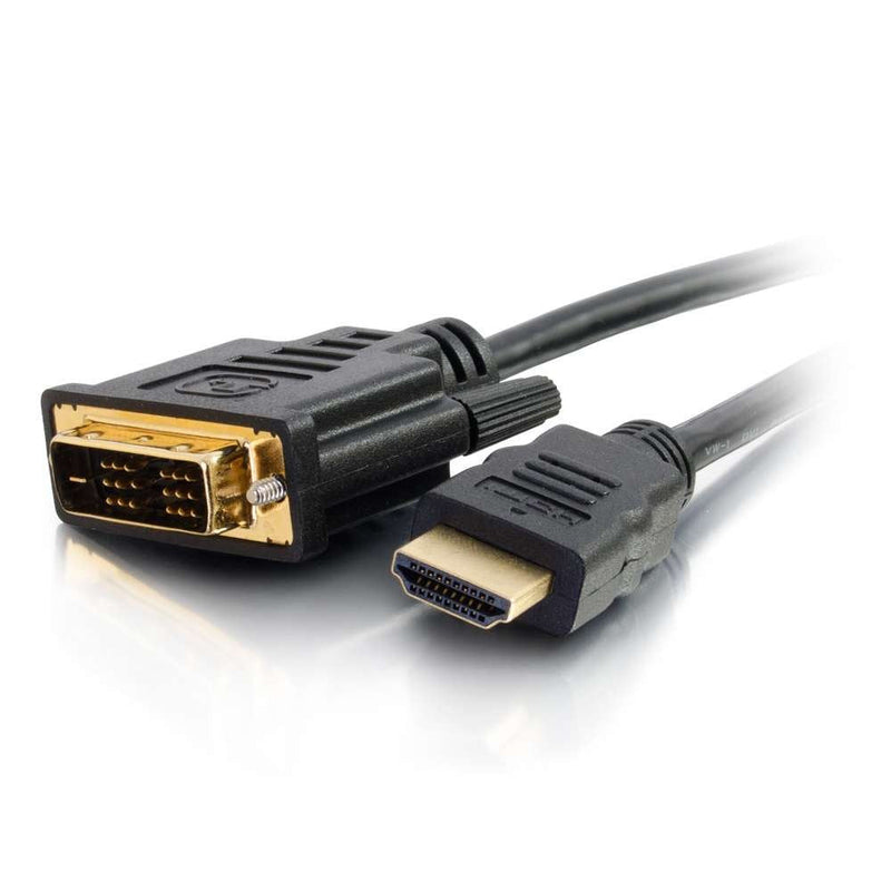  [AUSTRALIA] - C2G DVI to HDMI Cable, HDMI Adapter, DVI-D Male to HDMI Male, 1080p, Gold Plated for PS4 & PS3, 9.84 Feet (3 Meters), Black, Cables to Go 42517 3 meters