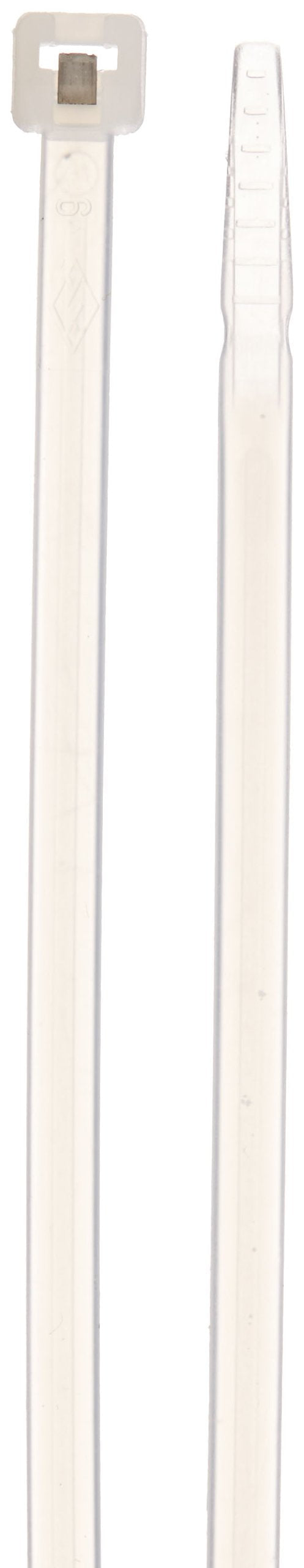  [AUSTRALIA] - Cable Tie with Stainless Steel Barb, 40 Tensile Strength, 8" Length, Natural