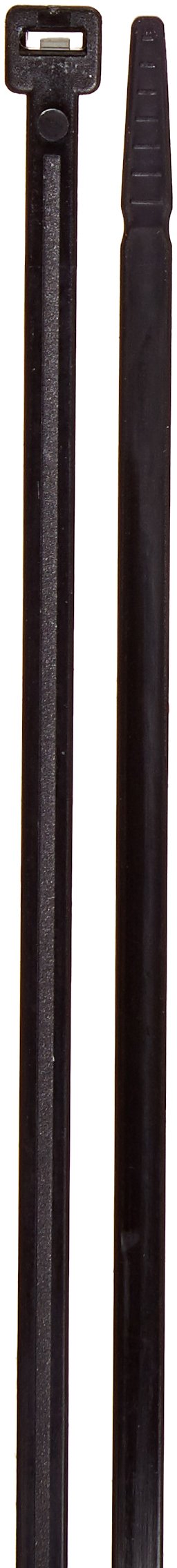  [AUSTRALIA] - Cable Tie with Stainless Steel Barb, 40 Tensile Strength, 5.5" Length, Black