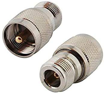 DHT Electronics 2-Pack RF connector adapter N type female to PL259 / SO239 male - LeoForward Australia