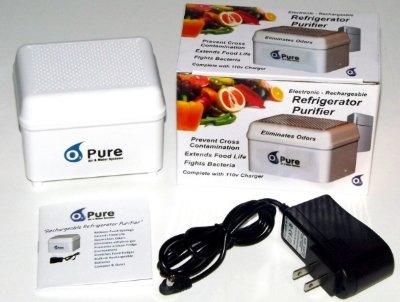 O3 Pure Rechargeable Refrigerator Purifier Deodorizer and Odor Eliminator - LeoForward Australia