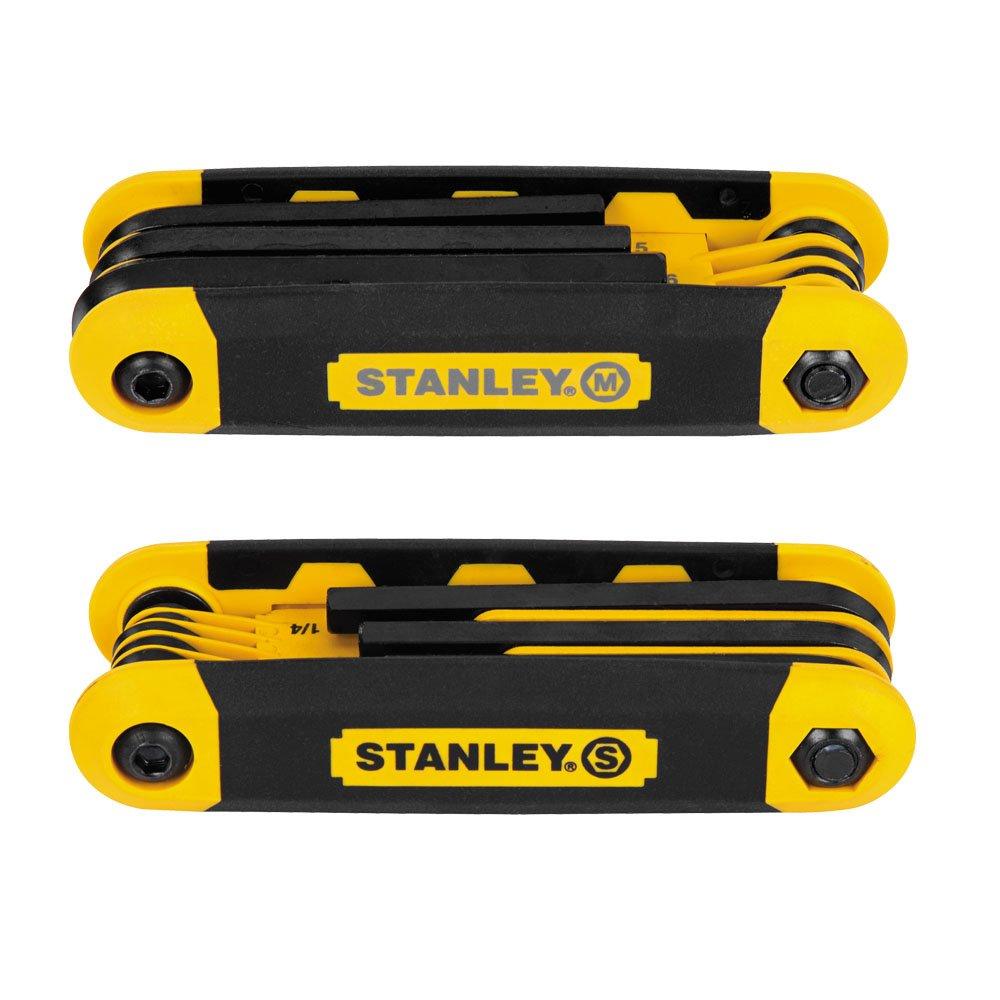  [AUSTRALIA] - Stanley STHT71839 Folding Metric and Sae Hex Keys, 2-Pack