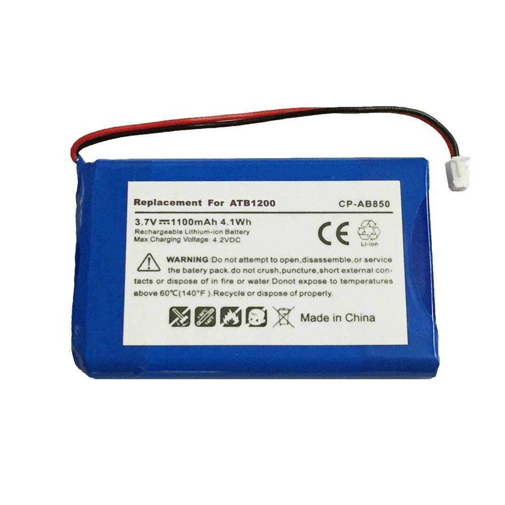 MPF Products High Capacity 1100mAh ATB-850 ATB-950 ATB-1200 Battery Replacement Compatible with RTI T1 T1-B T2 T2+ T2-B T2-C T2-Cs T3 & TheaterTouch Universal Remote Controllers - LeoForward Australia