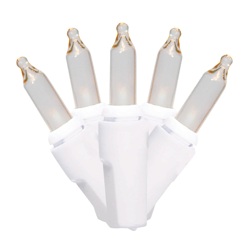  [AUSTRALIA] - Brite Star 100 Count Mini String to String Lights, White Wire, Clear White Wire_clear