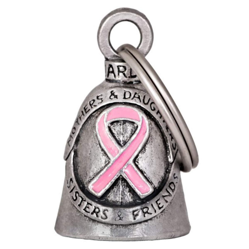 Hot Leathers BEA1086 Silver Support The Cure Guardian Bell 1x1.5 - LeoForward Australia