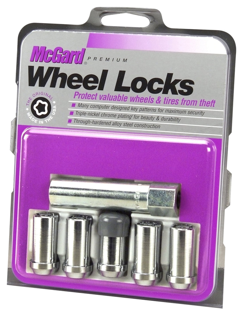 McGard 25540 Chrome (1/2"-20 Thread Size) Tuner Style Cone Seat Wheel Lock, (Set of 5) - LeoForward Australia