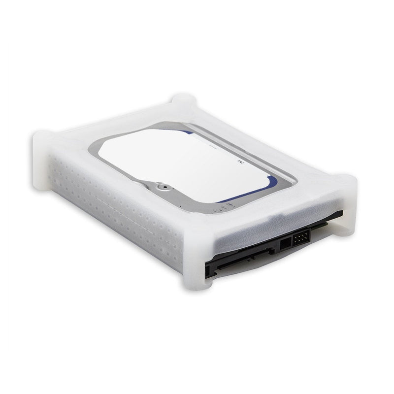 Syba SI-ACC35023 3.5" HDD White Soft Protector Cover Protective Silicone Skin 3.5-inch - LeoForward Australia