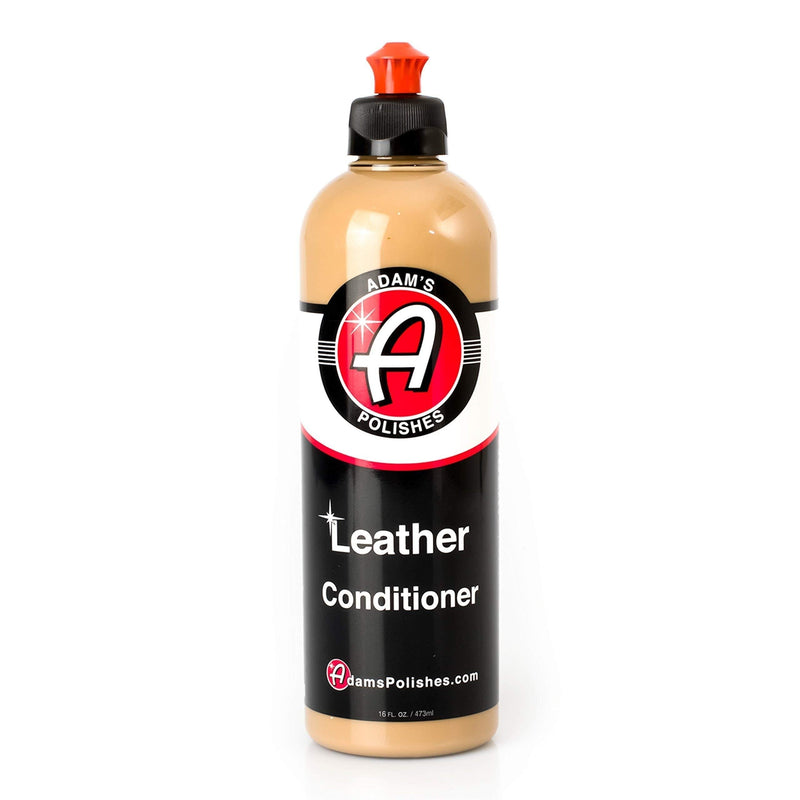  [AUSTRALIA] - Adam's Leather & Interior Conditioner 16oz - Conditions Leather, Vinyl, and Plastic Interior Surfaces - Contains Premium UV Blockers for SPF 65 Protection - Long Lasting Protection 16 oz