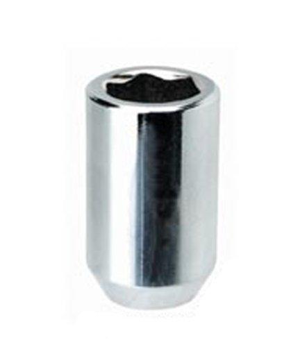 White Knight 2850-4 Chrome Tuner Acorn Lug Nut with Key - 4 Piece - LeoForward Australia