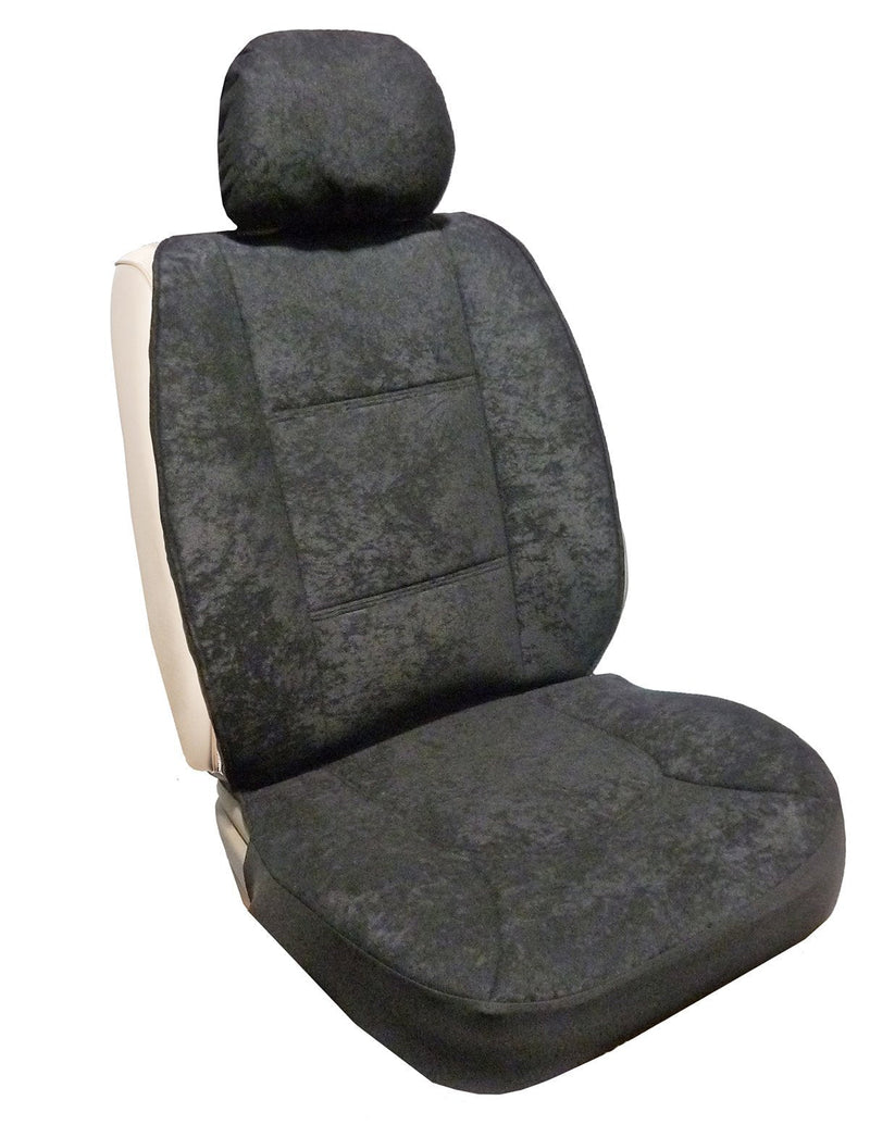  [AUSTRALIA] - Allison (67-0180BLK Black Foam Velour Sideless Seat Cover