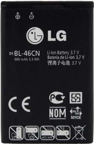 LG EAC61778401 Lithium Ion Battery for LG BL-46CN/A340 - Original OEM - Non-Retail Packaging - Black - LeoForward Australia