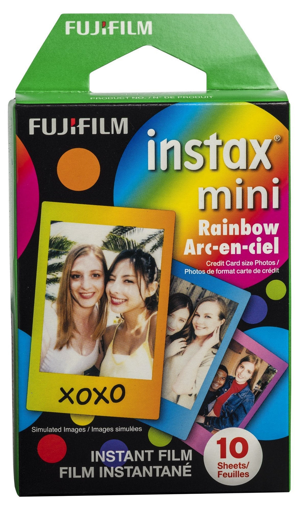 Fujifilm Instax Mini Rainbow Film - 10 Exposures 1 Box - LeoForward Australia