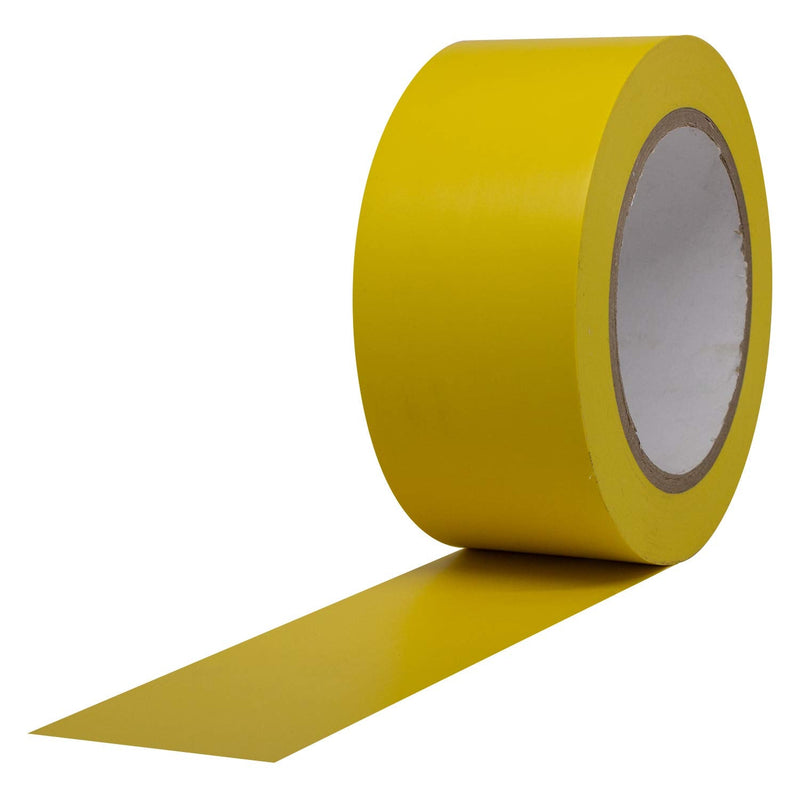  [AUSTRALIA] - PRO Tapes & Specialties Pro 50 Premium Vinyl Safety Marking and Dance Floor Splicing Tape, 6 mils Thick, 36 yds Length x 2" Width, Yellow (Pack of 1)