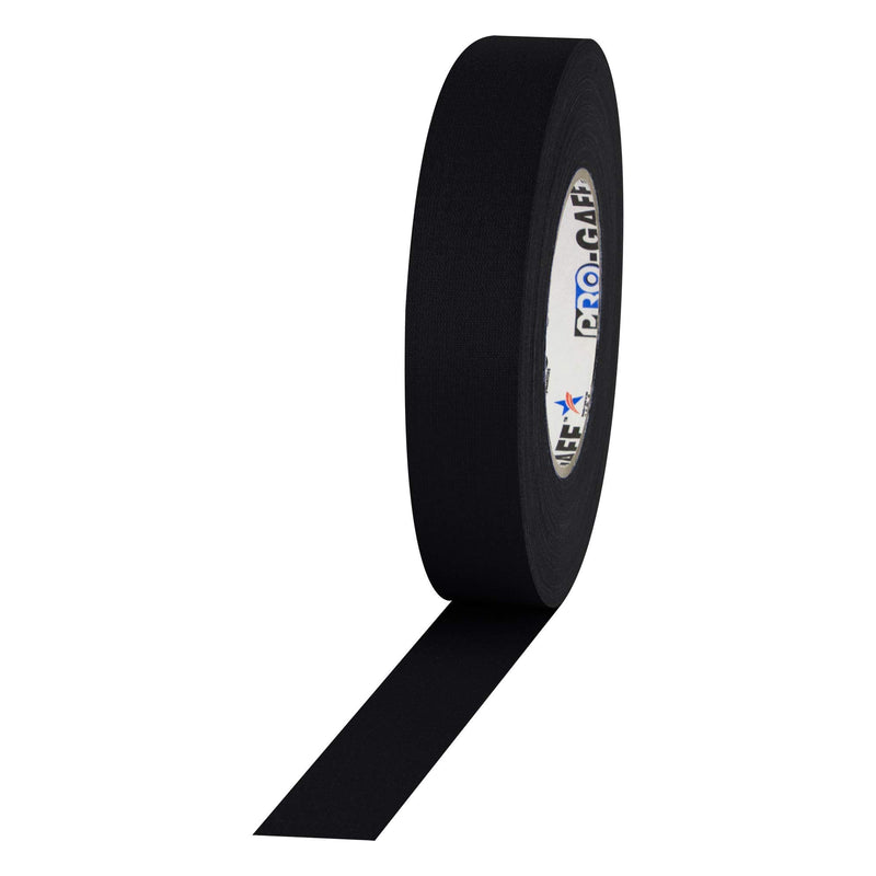  [AUSTRALIA] - 1" Width ProTapes Pro Gaff Premium Matte Cloth Gaffer's Tape With Rubber Adhesive, 11 mils Thick, 55 yds Length, Black (Pack of 1)