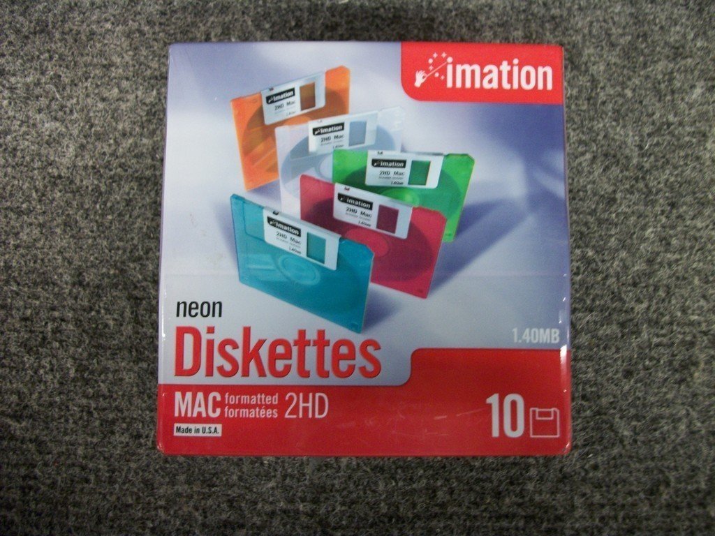 [AUSTRALIA] - Imation 3.5 DS-HD MAC Formatted Floppy Disks (1 Pack)