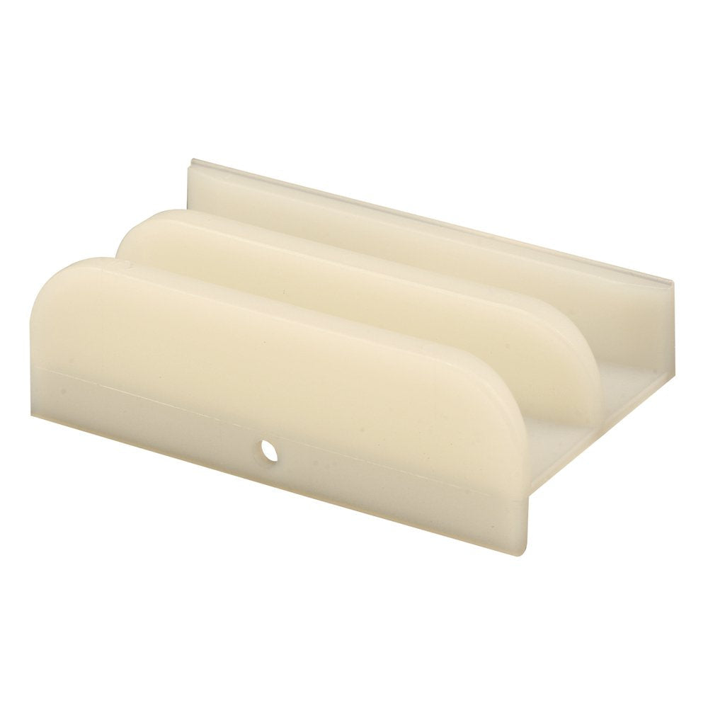  [AUSTRALIA] - PRIME-LINE Products M 6219 Sliding Shower Door Bottom Guide For 7/16 in. Thick Doors, Plastic Construction, White