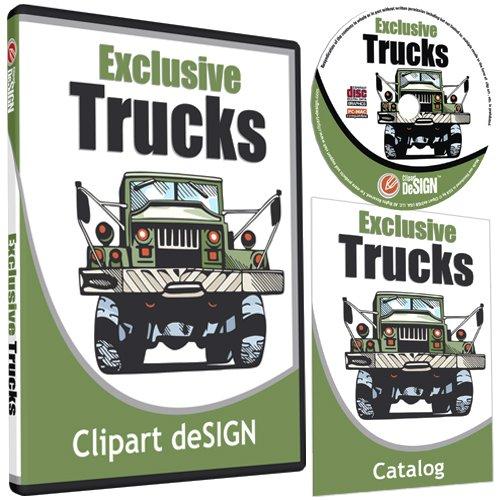  [AUSTRALIA] - Trucks Clipart-Vinyl Cutter Plotter Clip Art Images-Sign Design Vector Art Graphics CD-ROM