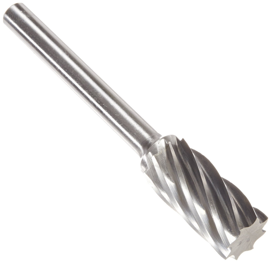 Cobra Carbide 10167 Micro Grain Solid Carbide Cylindrical Burr, Alumina Cut, Shape A SA-1NF, 1/4" Shank Diameter, 1/4" Head Diameter, 3/4" Cutting Length (Pack of 1) 0.25 Inches - LeoForward Australia