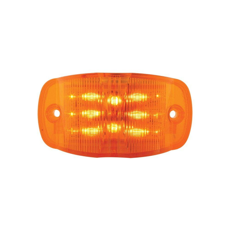  [AUSTRALIA] - Grand General 76250 Amber Rectangular Camel Back Wide Angle 14-LED Marker and Clearance Sealed Light