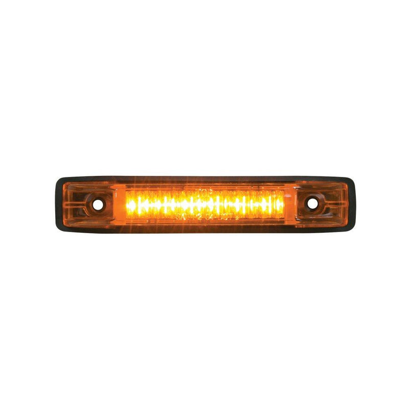  [AUSTRALIA] - Grand General 77650 Amber Thin Line 6-LED Marker and Clearance Sealed Light, Amber/Amber