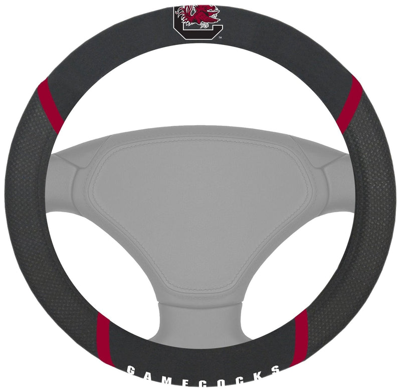  [AUSTRALIA] - FANMATS  14927  NCAA University of South Carolina Gamecocks Polyester Steering Wheel Cover