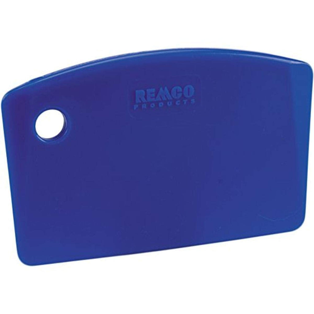  [AUSTRALIA] - Remco 69593 Blue Polypropylene Stiff Bench Scraper, Injection Molded Blade, 3.5" L x 5.5" W, 1 Piece