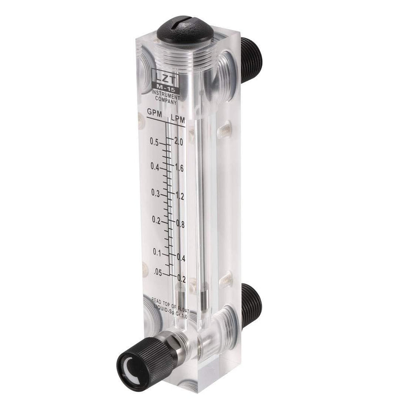 uxcell s14070200am8595 1/2" PT Thread 0.05-0.5GPM 0.2-2LMP Water Liquid Flow Meter Flowmeter - LeoForward Australia