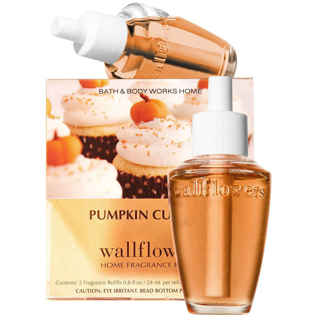  [AUSTRALIA] - Bath & Body Works Pumpkin Cupcake Wallflowers Home Fragrance Refills, 2-Pack (1.6 fl oz total)