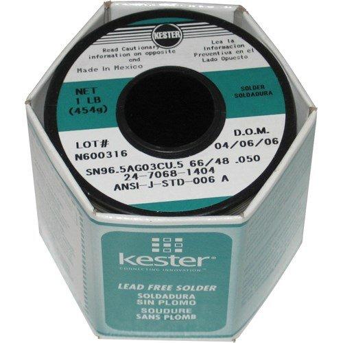  [AUSTRALIA] - Kester443-858 24-9574-1400 K100Ld Lead-Free Rosin Wire Solder.062" Diameter-Low Cost Alloy
