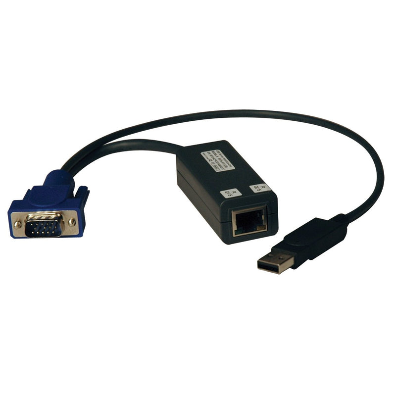  [AUSTRALIA] - TRIPP LITE KVM Switch USB Server Interface Unit Virtual Media HD15 USB RJ45(B078-101-USB-1)