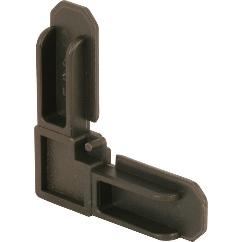  [AUSTRALIA] - Prime-Line Products PL 7719 Screen Frame Corner, 1/4-Inch by 3/4-Inch, Bronze Plastic,(Pack of 4)