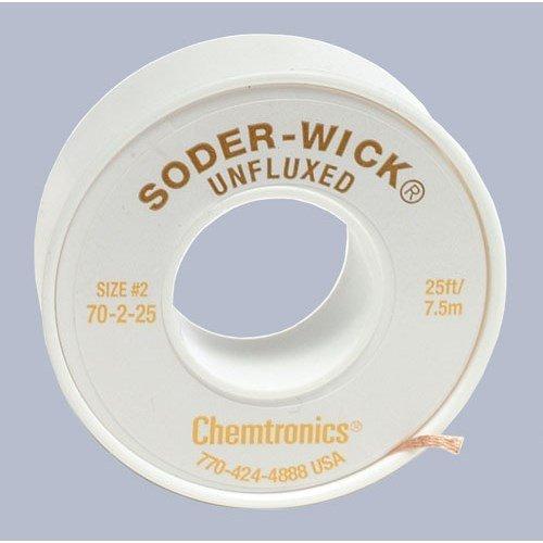  [AUSTRALIA] - Chemtronics 70-2-25 Soder Wick.060 Yellow, 25 FT