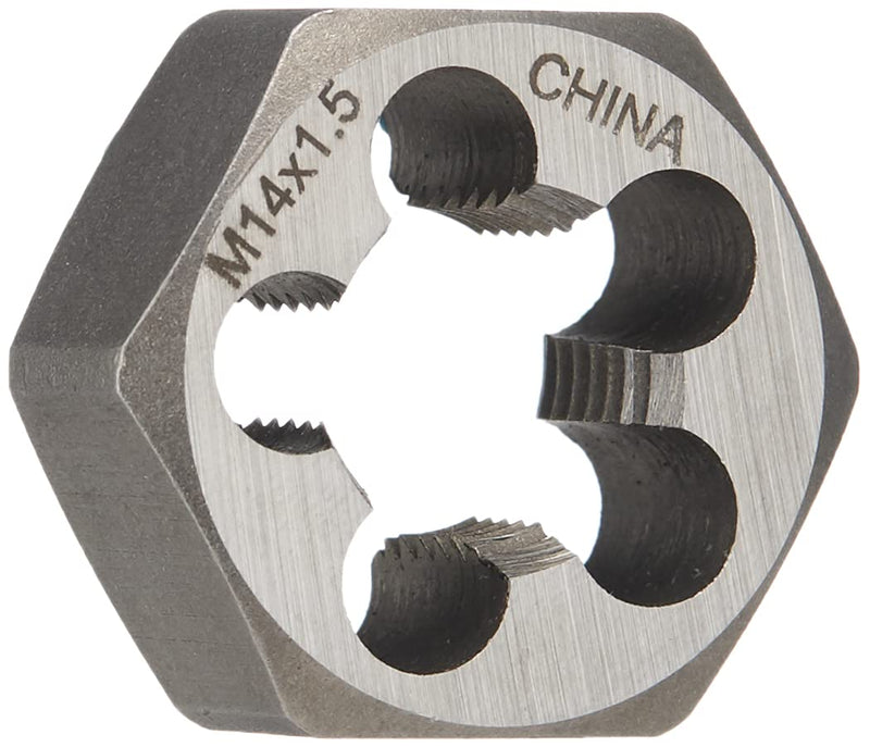 [AUSTRALIA] - Drill America - DWTMHX14X1.5 m14 X 1.5 Carbon Steel Hex Rethreading Die, DWT Series Standard Hex Die