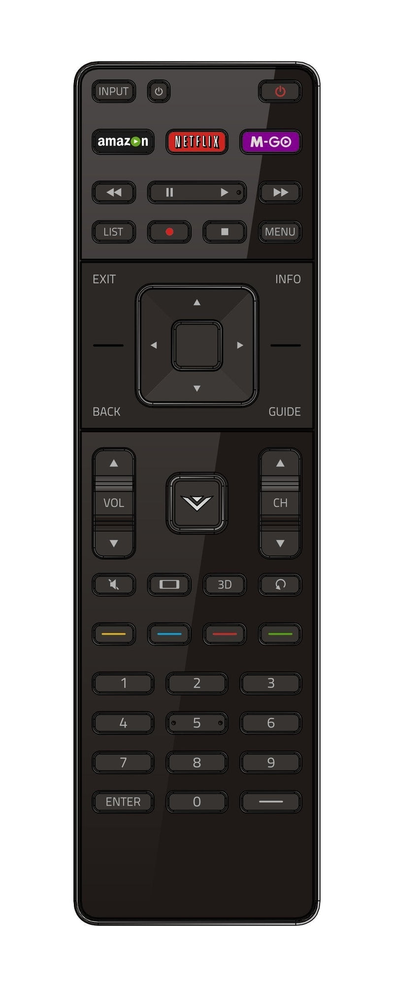 Brand New Genuine VIZIO smart TV remote XRT510 for all VIZIO M-series Smart internet App TV such as: M701D-A3R M651D-A2R M601D-A3R M321i-A2 M321iA2 M401i-A3 M401iA3 M471i-A2 M471iA2 M501D-A2 M501DA2 M501D-A2R M501DA2R M551D-A2 M551DA2 M551D-A2R M551DA2... - LeoForward Australia