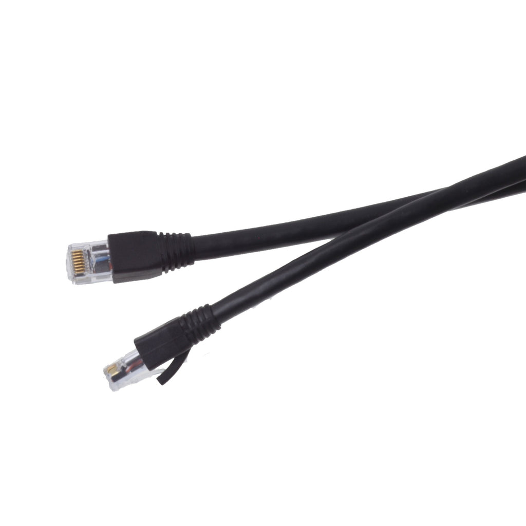 BJC Certified Cat 6A Patch Cable, Assembled in USA, with Test Report (Black, 4 Foot) Black - LeoForward Australia