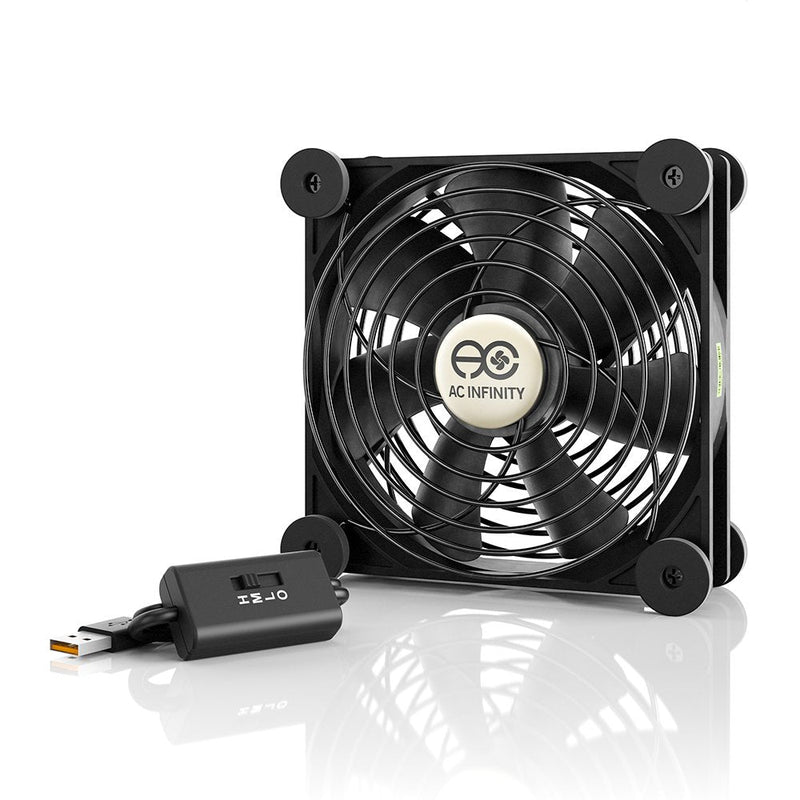  [AUSTRALIA] - AC Infinity MULTIFAN S3, Quiet 120mm USB Fan, UL-Certified for Receiver DVR Playstation Xbox Computer Cabinet Cooling