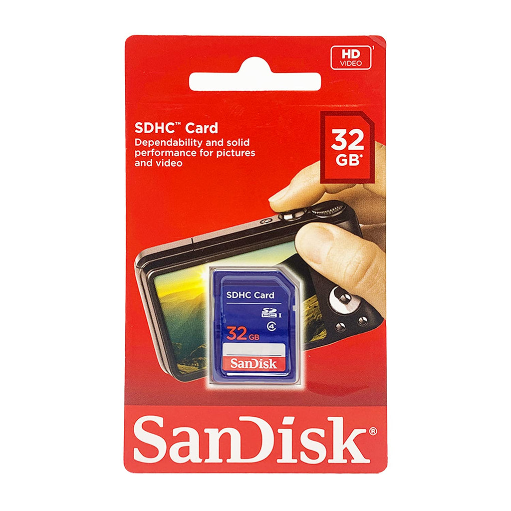 SanDisk 32GB Class 4 SDHC Flash Memory Card - Retail Package - LeoForward Australia