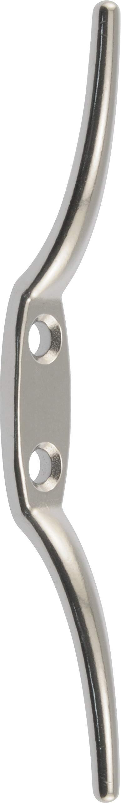  [AUSTRALIA] - Hillman Hardware Essentials 853317 Rope Cleat Stainless Steel 6" - 2 Pack 6-1/2 Inch