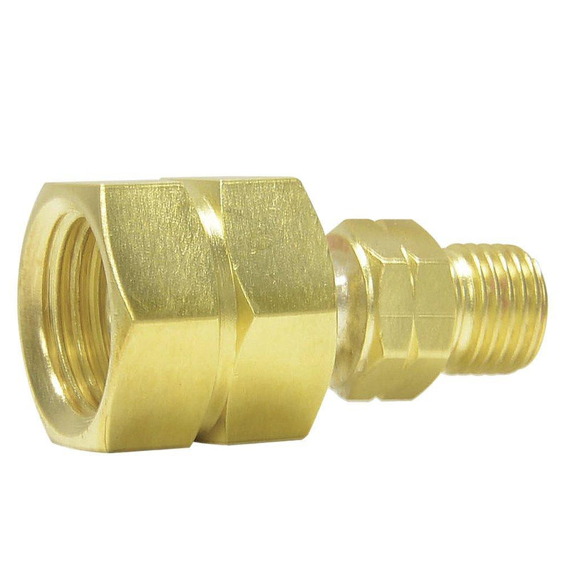  [AUSTRALIA] - Uniweld F59L Brass Welding Handle Adaptor"A" to"B" from"B" Connection LH to"A" Hose Nut LH