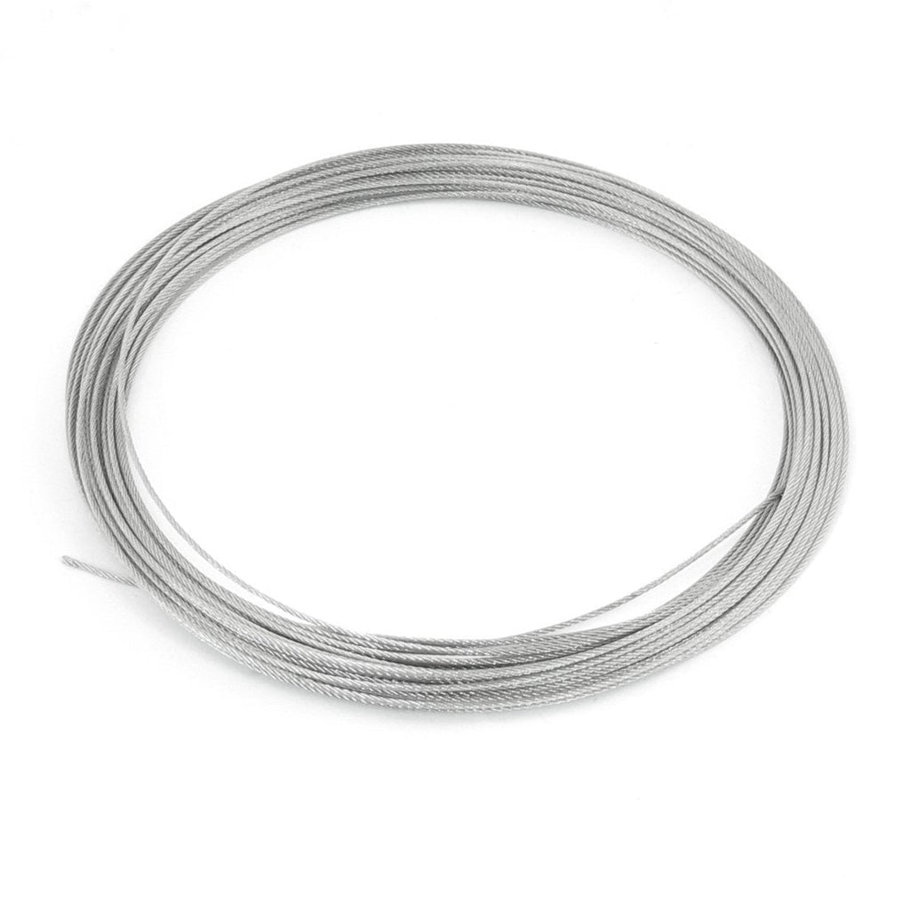  [AUSTRALIA] - uxcell 1mm Dia. 7x7 10m Long Stainless Steel Wire Rope Cable for Grinding Machine