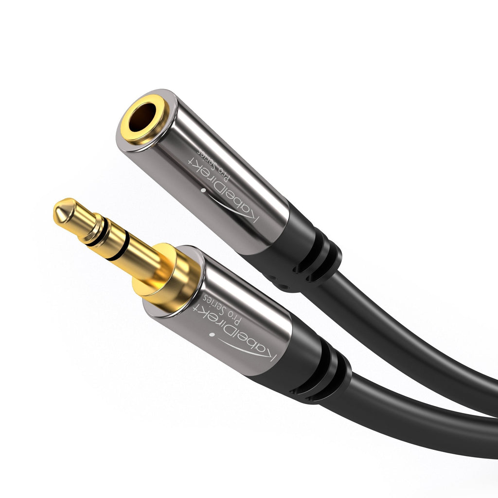 KabelDirekt – (6 feet 3.5mm Male to 3.5mm Female Stereo Audio Extension Cable – Pro Series 6 feet - LeoForward Australia